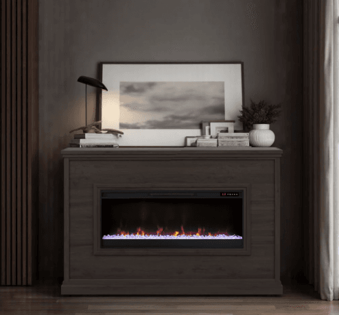 How to Get That Cozy Mantel Even if You Don’t Have A Chimney